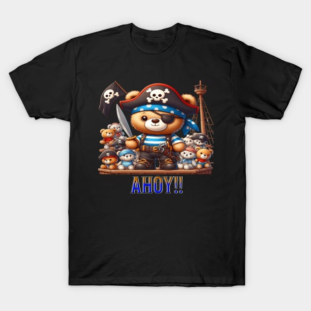 Pirate teddy bear T-Shirt by Out of the world